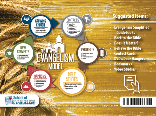 Training Card - Evangelism Table (Pack of 10) - Glad Tidings Publishing