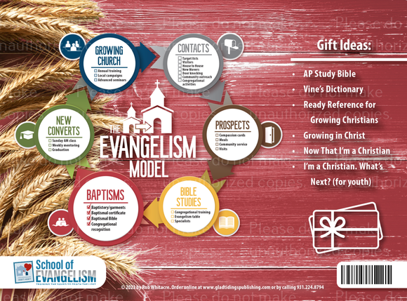 Training Card - Baptisms (Pack of 10) - Glad Tidings Publishing