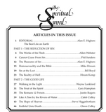 Spiritual Sword: The Best Life V56 No 2 - Glad Tidings Publishing