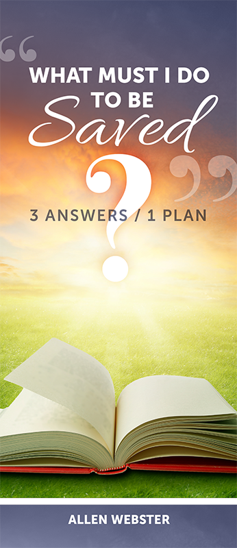 What Must I Do to Be Saved: Three Answers / 1 Plan (Pack of 10) - Glad Tidings Publishing