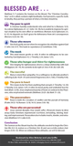 The Beatitudes  (Pack of 10) Info-Cards or Oversize Bookmarks - Glad Tidings Publishing