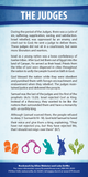 The Judges  (Pack of 10) Info-Cards or Oversize Bookmarks - Glad Tidings Publishing