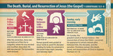Chronology of the Cross  (Pack of 10) Info-Cards or Oversize Bookmarks - Glad Tidings Publishing