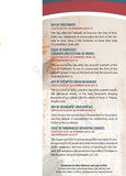 Festivals & Feasts of the Jews (Pack of 10) Info-Cards or Oversize Bookmarks - Glad Tidings Publishing
