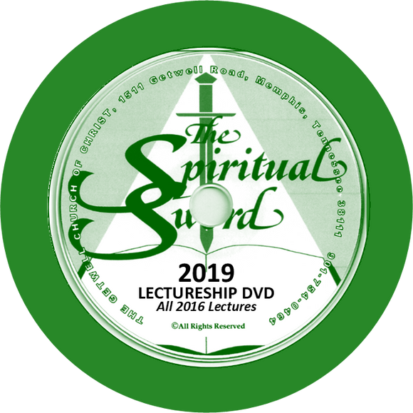 Spiritual Sword DVD Video: 2019 Lectureship Collection - Glad Tidings Publishing