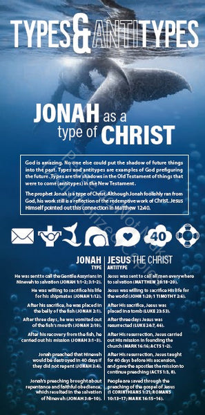 Types and Antitypes Jonah and Joshua as Types of Christ (Pack of