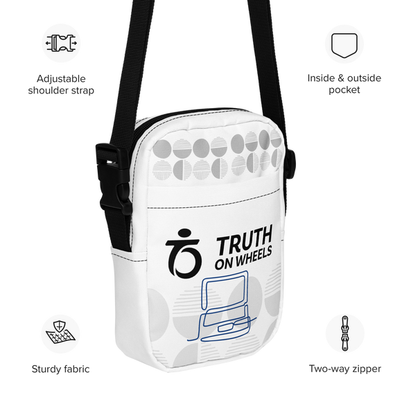 Truth on Wheels GBN Utility Crossbody Bag - Glad Tidings Publishing