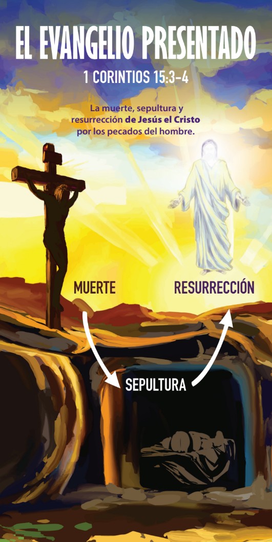 SPANISH Back to the Bible - The Gospel Enacted and Reenacted (Pack of 10) Info-Cards or Oversize Bookmarks