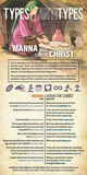 Types Antitypes Manna as a Type of Christ and Jerusalem as a Type of the Church (Pack of 10) Info-Cards or Oversize Bookmarks - Glad Tidings Publishing
