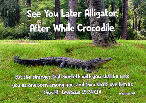 Compassion Card - See You Later Alligator - Kids (10 ct) - Glad Tidings Publishing