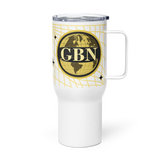 GBN Retro Tech Styled Travel Mug with a Handle - Glad Tidings Publishing