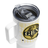 GBN Retro Tech Styled Travel Mug with a Handle - Glad Tidings Publishing