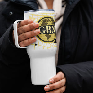 GBN Retro Tech Styled Travel Mug with a Handle - Glad Tidings Publishing