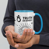 Truth on Wheels - Hear Believe be Baptized Graphic - GBN Mug with Color Inside - Glad Tidings Publishing