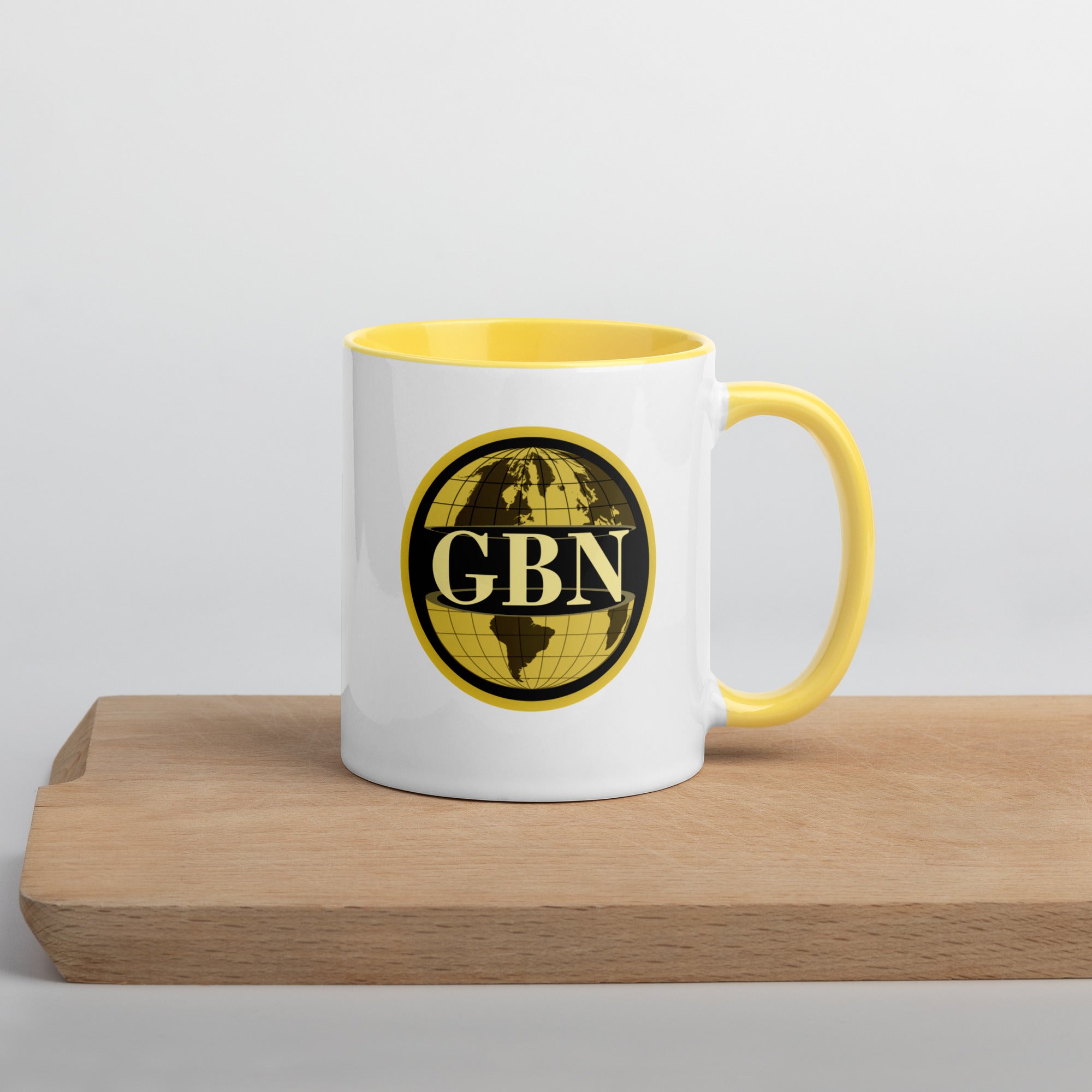 Network Mugs GBN Gospel Broadcasting Network Mug With Color Inside | Glad Tidings ...