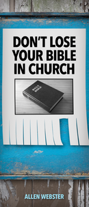 Don't Lose Your Bible in Church (Pack of 10) - Glad Tidings Publishing