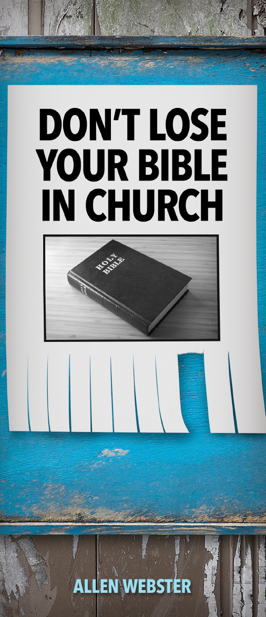 Don't Lose Your Bible in Church (Pack of 10) - Glad Tidings Publishing