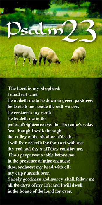 Psalm 23 (Pack of 10) - Glad Tidings Publishing