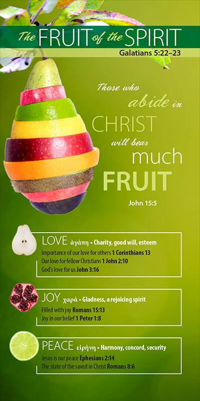 The Fruit of the Spirit (Pack of 10) - Glad Tidings Publishing