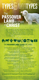 Types and Antitypes The Passover Lamb, Sacrificial Goat, and Scapegoat as Types of Christ  (Pack of 10) Info-Cards or Oversize Bookmarks - Glad Tidings Publishing
