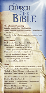 The Church of the Bible (Pack of 10) - Glad Tidings Publishing