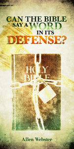 Can the Bible Say a Word in Its Defense (Pack of 5) - Glad Tidings Publishing