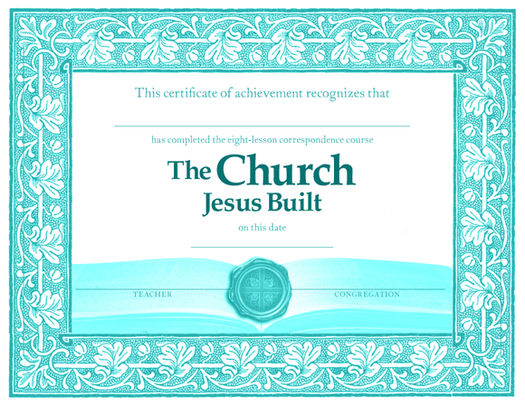 Finding the Church of the Bible: Certificates of Completion (Pack of 10) - Glad Tidings Publishing
