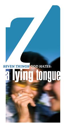 Seven Things a Loving God Hates: A Lying Tongue (Pack of 5) - Glad Tidings Publishing