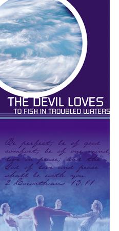 The Devil Loves to Fish in Troubled Waters (Pack of 5) - Glad Tidings Publishing