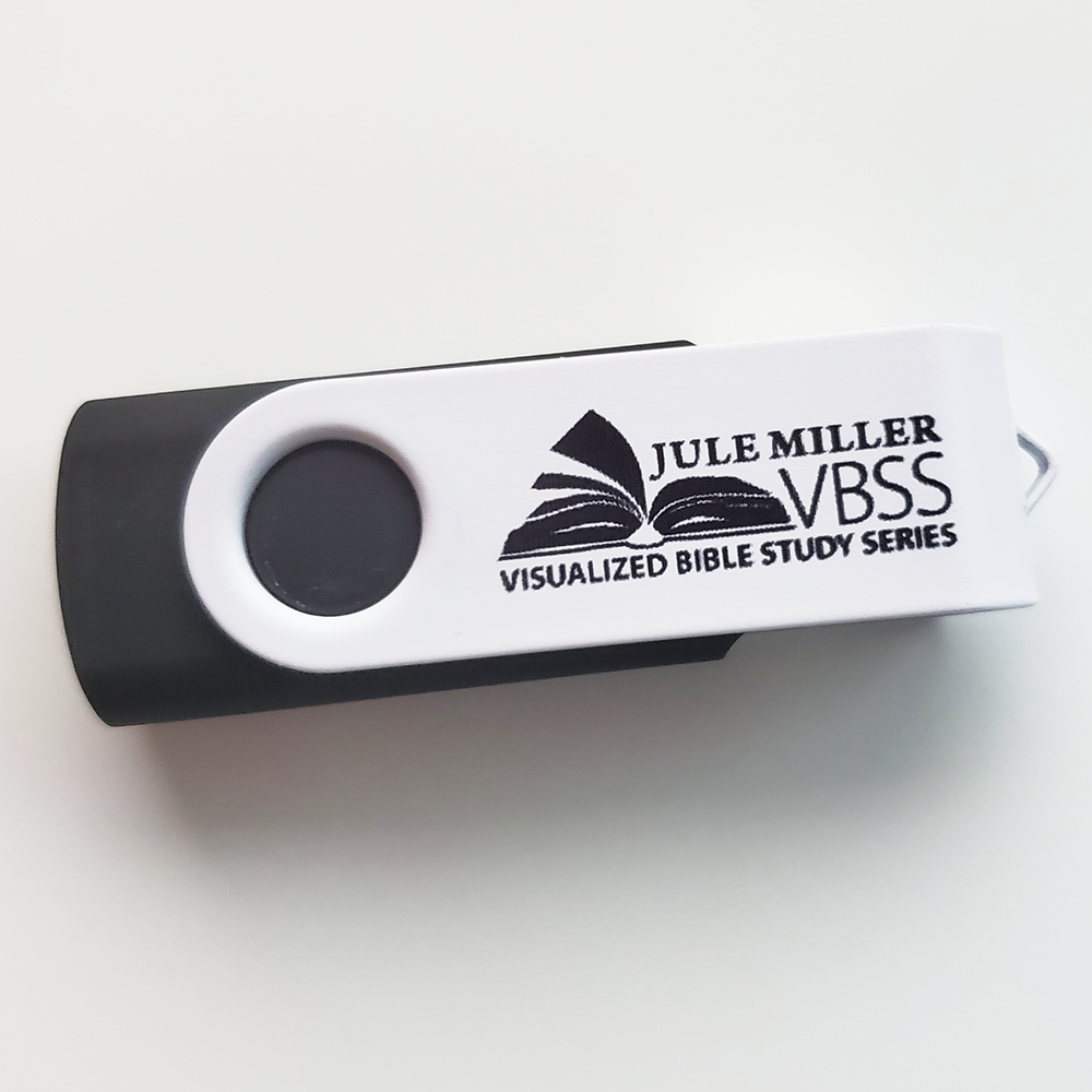 VBSS All Five Lessons on One USB - Jule Miller Visualized Bible Study  Series | Glad Tidings Publishing