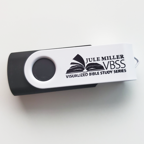 VBSS All Five Lessons on One USB - Jule Miller Visualized Bible Study Series - Glad Tidings Publishing