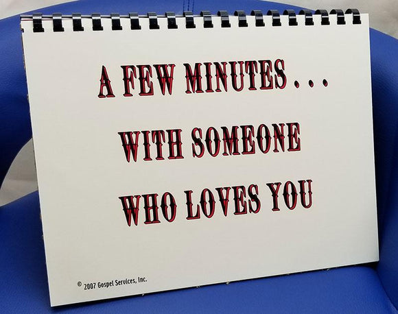 A Few Minutes With Someone Who Loves You - Flip Chart - Glad Tidings Publishing