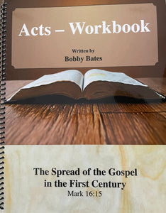 Acts - Workbook - The Spread of the Gospel in the First Century - Glad Tidings Publishing
