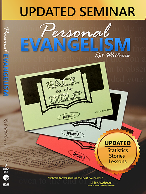 Personal Evangelism - Rob Whitacre (2 DVD Set) Updated for 2020 - Glad Tidings Publishing